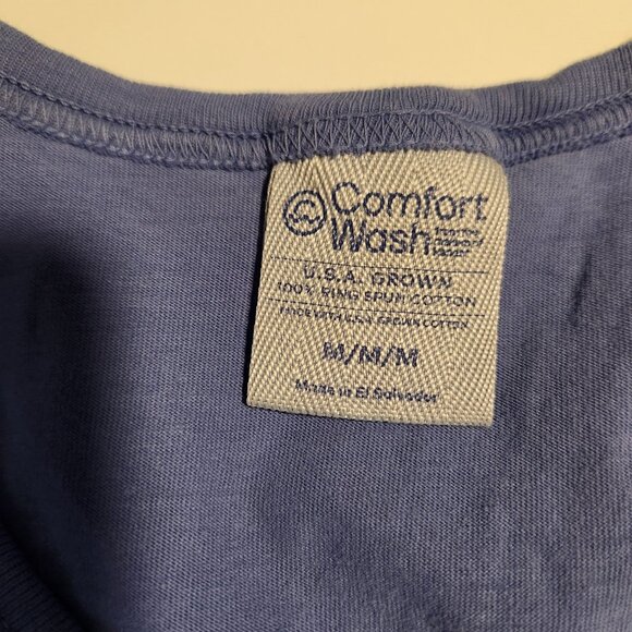 Lake Mead Tank Top Blue Hanes Comfort Wash Graphic Print Mens Medium NEW NWT - Picture 5 of 10